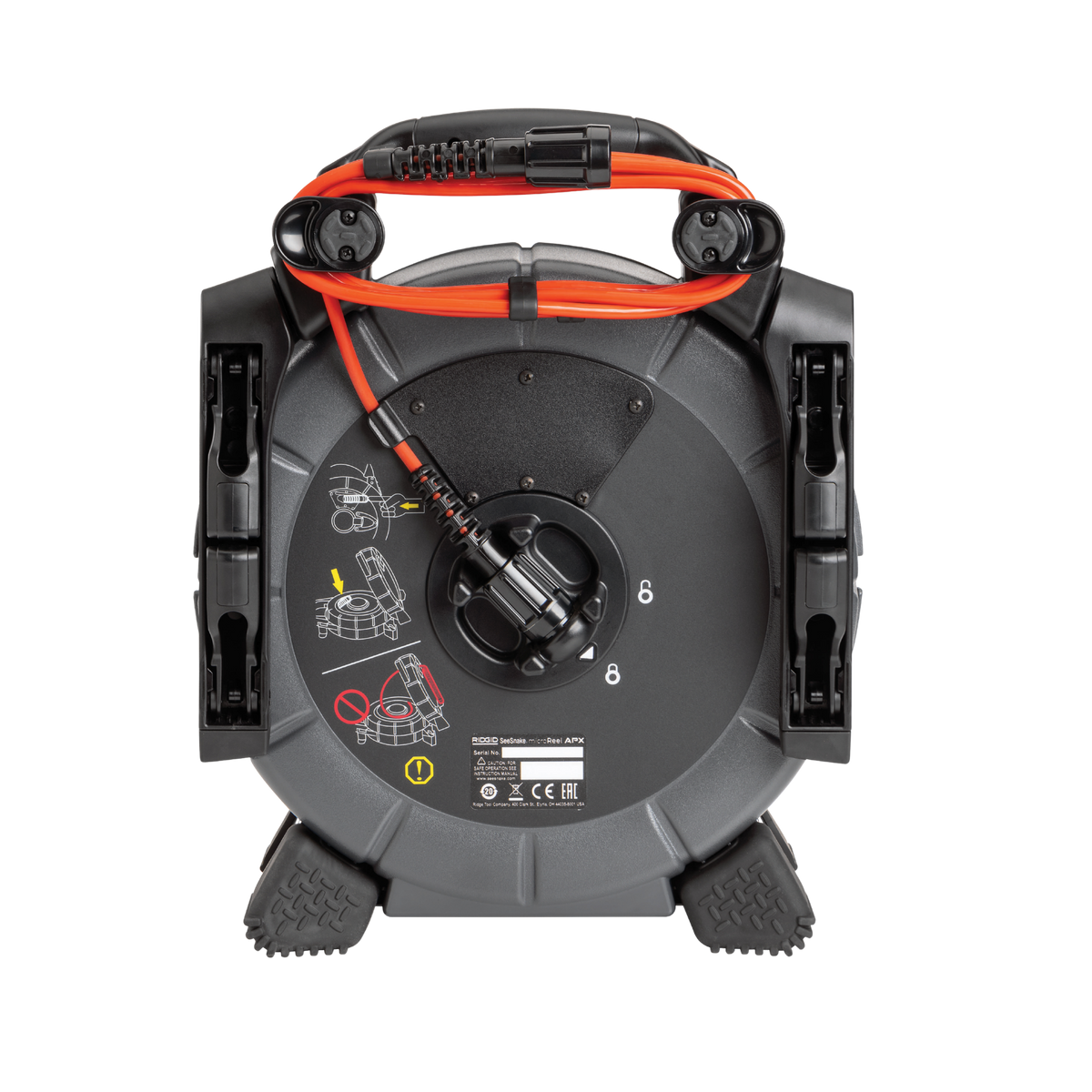 RIDGID SeeSnake microReel APX with TruSense Diagnostic Inspection Camera Back