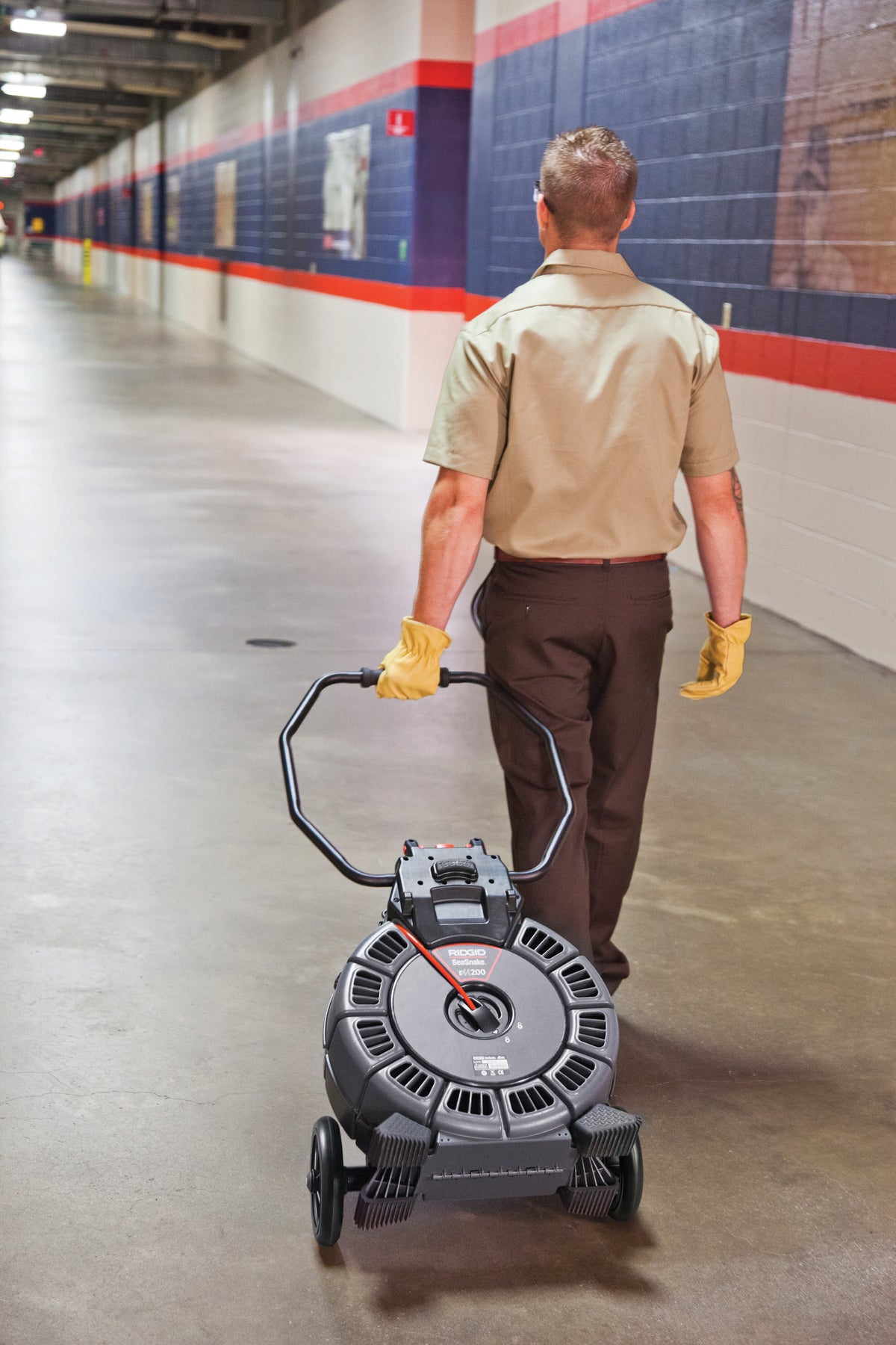 RIDGID 63658 SeeSnake rM200A Reel with Self-Leveling Camera Powered with TruSense RIDGID