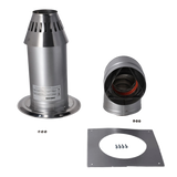 Rheem RTG20281-1 Horizontal Vent-Cone Termination Kit (2 in. x 4 in. Wall) Rheem