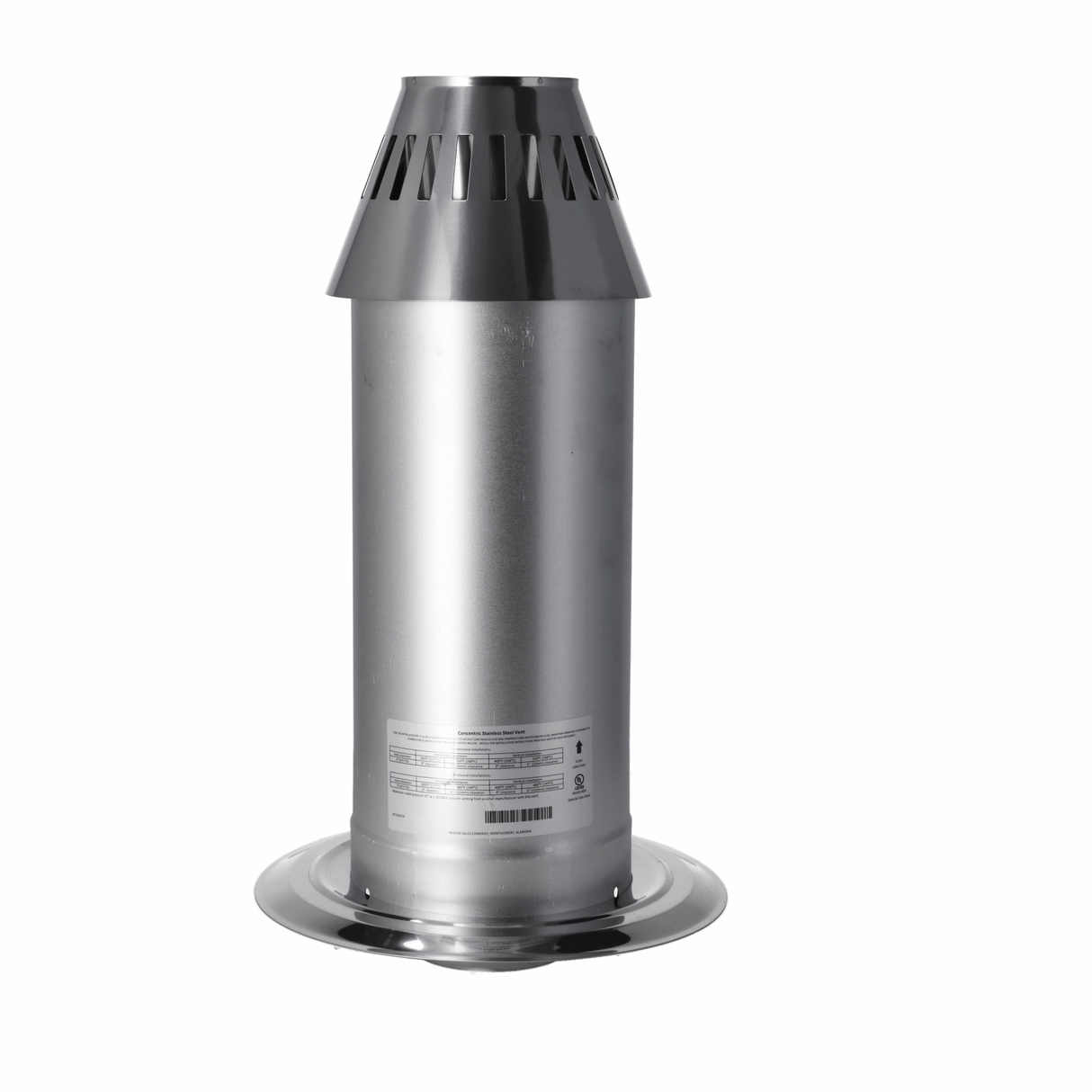 Rheem RTG20291-1 Horizontal Vent-Cone Termination Kit (2 in. x 6 in. Wall) Rheem