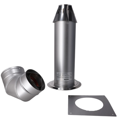 Rheem RTG20293-1 Horizontal Vent-Cone Termination Kit (2 in. x 10 in. Wall) Rheem