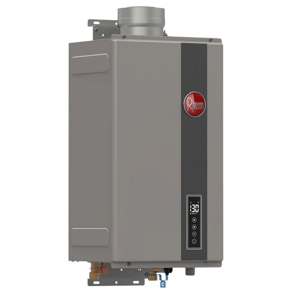Rheem RTG-95DVELP-3 High-Efficiency Non-Condensing Indoor Propane Tankless Water Heater with Wi-Fi Rheem