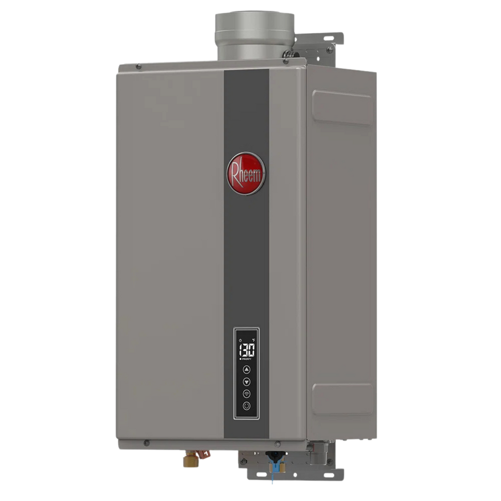 Rheem RTG-95DVELP-3 High-Efficiency Non-Condensing Indoor Propane Tankless Water Heater with Wi-Fi Rheem