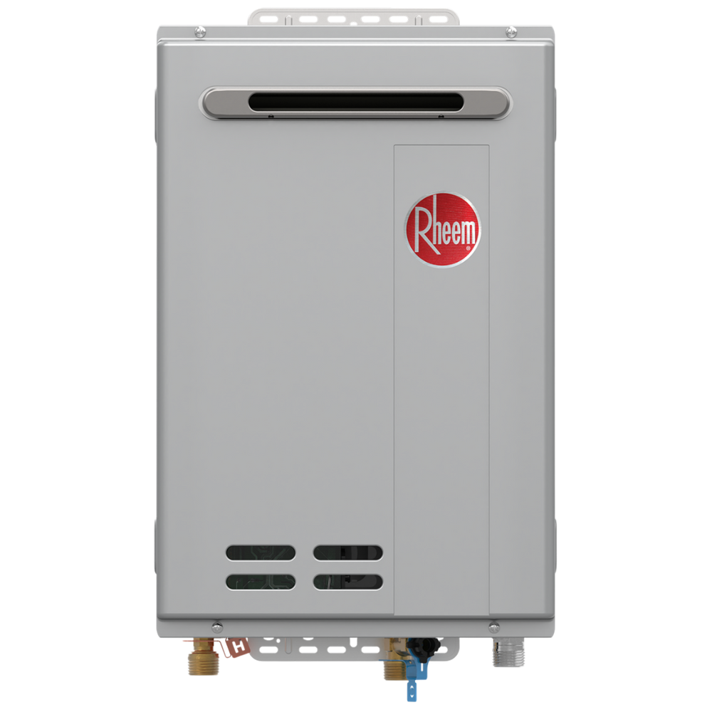 Rheem RTG-95XELN-3 High-Efficiency Non-Condensing Outdoor Natural Gas Tankless Water Heater with Wi-Fi Rheem