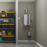 Rheem RTG Series High-Efficiency Non-Condensing Indoor Natural Gas Tankless Water Heater with Wi-Fi Rheem