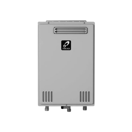 Takagi TK-310U-E 190,000 BTU Natural Gas/Liquid Propane Outdoor Non-Condensing Ultra-Low NOx Tankless Water Heater Takagi