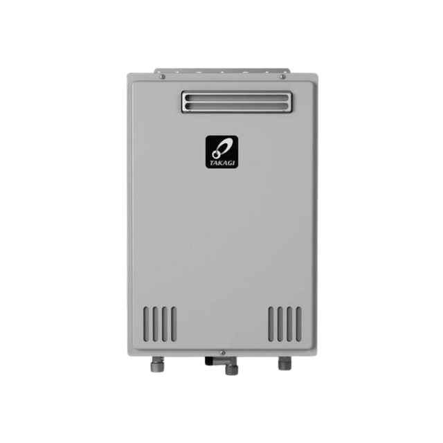 Takagi TK-310U-E 190,000 BTU Natural Gas/Liquid Propane Outdoor Non-Condensing Ultra-Low NOx Tankless Water Heater Takagi