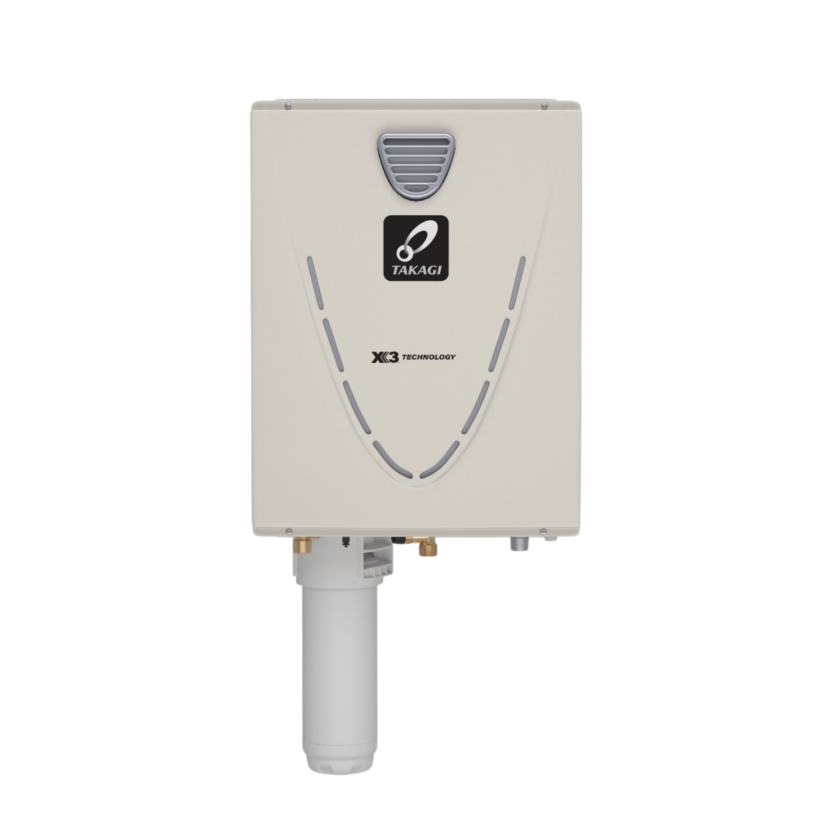 Takagi TK-540X3-NEH 199,000 BTU Natural Gas Outdoor Condensing Ultra Low NOx with X3 Technology Tankless Water Heater Takagi