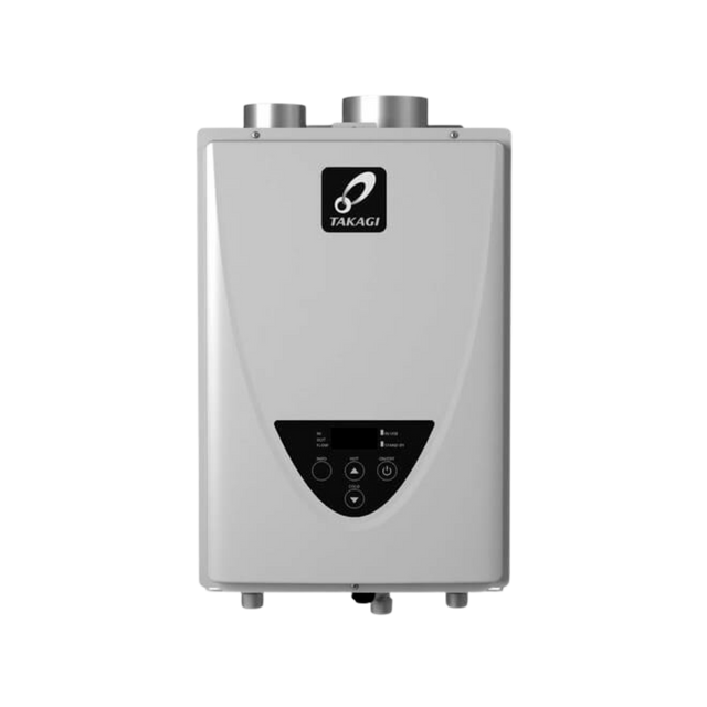 Takagi TK-310U-I 190,000 BTU Natural Gas/Liquid Propane Indoor Non-Condensing Ultra-Low NOx Tankless Water Heater Takagi