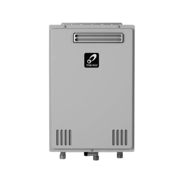 Takagi TK-510U-E 199,000 BTU Natural Gas/Liquid Propane Outdoor Non-Condensing Ultra-Low NOx Tankless Water Heater Takagi