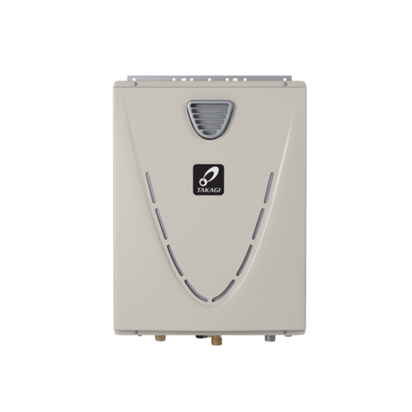 Takagi T-H3-OS-P 199,000 BTU Propane Outdoor Condensing Ultra-Low NOx Tankless Water Heater Takagi