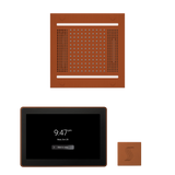 ThermaSol WH14STP15S Wellness Steam Package - HydroVive 14 Rainhead + ThermaTouch2 15" Control + SteamVection Square Steam Head ThermaSol