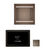 ThermaSol WH14STP15S Wellness Steam Package - HydroVive 14 Rainhead + ThermaTouch2 15" Control + SteamVection Square Steam Head ThermaSol