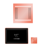 ThermaSol WH14STP15S Wellness Steam Package - HydroVive 14 Rainhead + ThermaTouch2 15" Control + SteamVection Square Steam Head ThermaSol