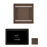 ThermaSol WH14STP15S Wellness Steam Package - HydroVive 14 Rainhead + ThermaTouch2 15" Control + SteamVection Square Steam Head ThermaSol
