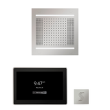ThermaSol WH14STP15S Wellness Steam Package - HydroVive 14 Rainhead + ThermaTouch2 15" Control + SteamVection Square Steam Head ThermaSol