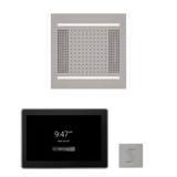 ThermaSol WH14STP15S Wellness Steam Package - HydroVive 14 Rainhead + ThermaTouch2 15" Control + SteamVection Square Steam Head ThermaSol