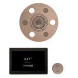 ThermaSol WSTP15R Wellness Steam Package - Serenity Advanced Round Rainhead + ThermaTouch2 15" Control + SteamVection Round Steam Head ThermaSol