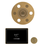 ThermaSol WSTP15R Wellness Steam Package - Serenity Advanced Round Rainhead + ThermaTouch2 15" Control + SteamVection Round Steam Head ThermaSol