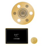 ThermaSol WSTP15R Wellness Steam Package - Serenity Advanced Round Rainhead + ThermaTouch2 15" Control + SteamVection Round Steam Head ThermaSol