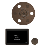 ThermaSol WSTP15R Wellness Steam Package - Serenity Advanced Round Rainhead + ThermaTouch2 15" Control + SteamVection Round Steam Head ThermaSol