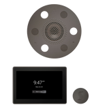 ThermaSol WSTP15R Wellness Steam Package - Serenity Advanced Round Rainhead + ThermaTouch2 15" Control + SteamVection Round Steam Head ThermaSol