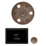 ThermaSol WSTP15R Wellness Steam Package - Serenity Advanced Round Rainhead + ThermaTouch2 15" Control + SteamVection Round Steam Head ThermaSol
