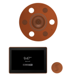 ThermaSol WSTP15R Wellness Steam Package - Serenity Advanced Round Rainhead + ThermaTouch2 15" Control + SteamVection Round Steam Head ThermaSol