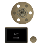ThermaSol WSTP15R Wellness Steam Package - Serenity Advanced Round Rainhead + ThermaTouch2 15" Control + SteamVection Round Steam Head ThermaSol
