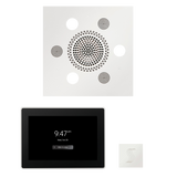 ThermaSol WSTP15S Wellness Steam Package - Serenity Advanced Square Rainhead + ThermaTouch2 15" Control + SteamVection Square Steam Head ThermaSol