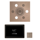 ThermaSol WSTP15S Wellness Steam Package - Serenity Advanced Square Rainhead + ThermaTouch2 15" Control + SteamVection Square Steam Head ThermaSol