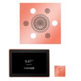 ThermaSol WSTP15S Wellness Steam Package - Serenity Advanced Square Rainhead + ThermaTouch2 15" Control + SteamVection Square Steam Head ThermaSol