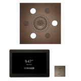 ThermaSol WSTP15S Wellness Steam Package - Serenity Advanced Square Rainhead + ThermaTouch2 15" Control + SteamVection Square Steam Head ThermaSol
