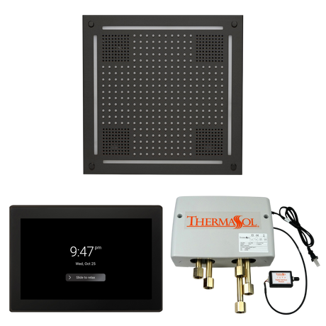ThermaSol WHSP15S Wellness Shower Package - HydroVive 18 Rainhead + ThermaTouch2 15" Control + Digital Shower Valve PlumbersCrib.com