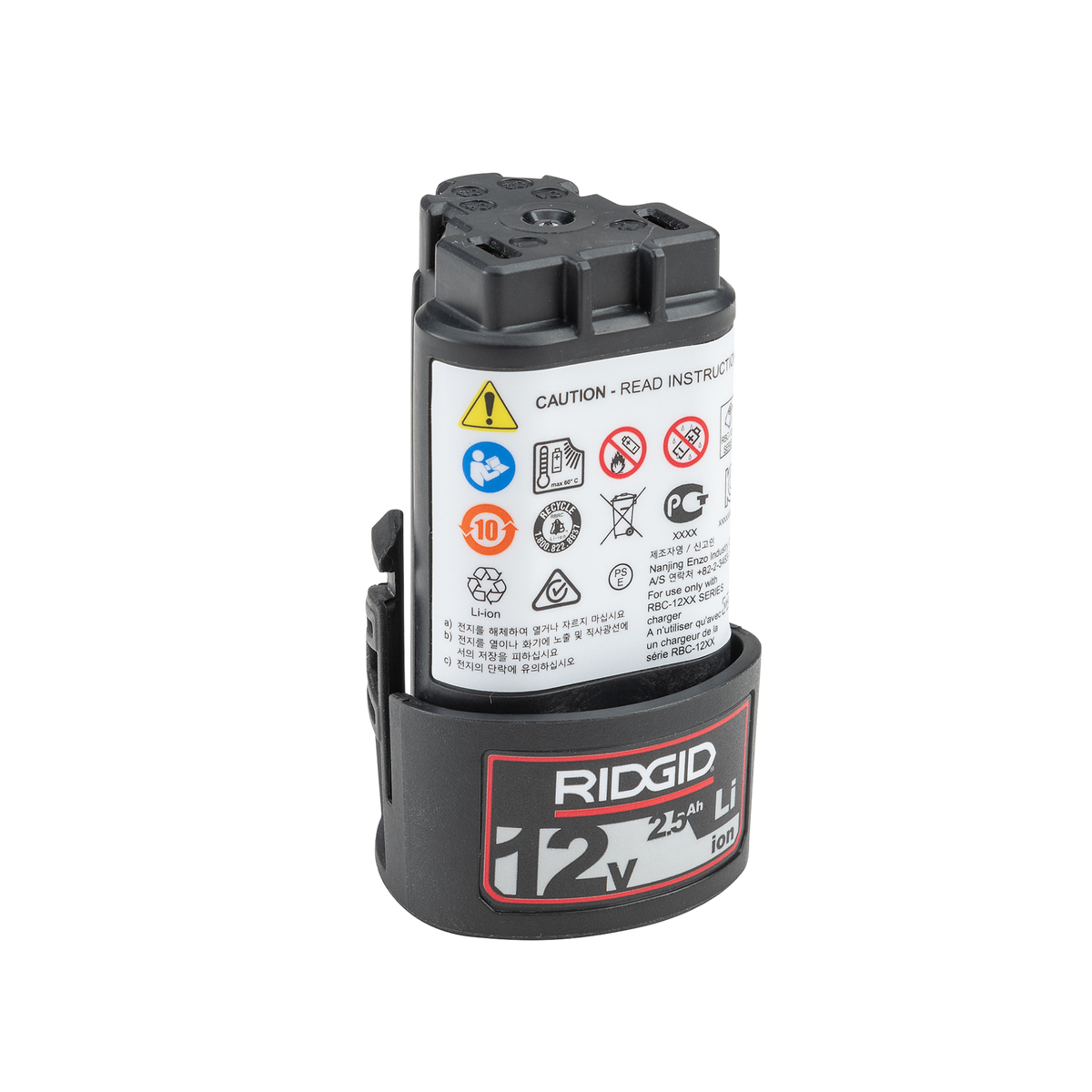 RIDGID 55183 12V Advanced Lithium 2.5Ah Battery RIDGID