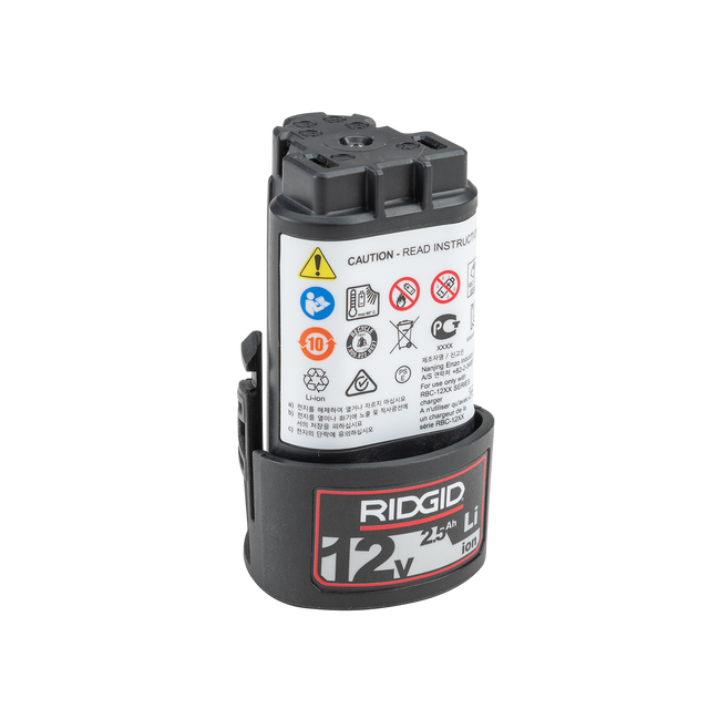 RIDGID 55183 12V Advanced Lithium 2.5Ah Battery RIDGID
