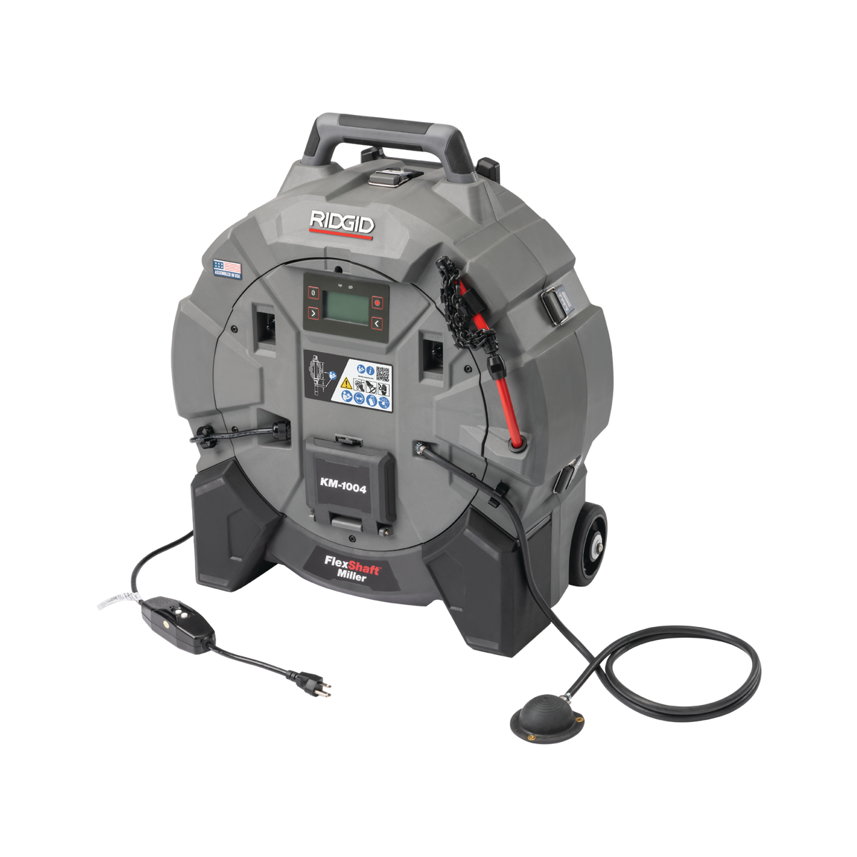 RIDGID 79713 KM-1004 FlexShaft Milling Machine 120V 60HZ (1 1/4in (32mm) - 4in (100mm)) - Tool Only RIDGID