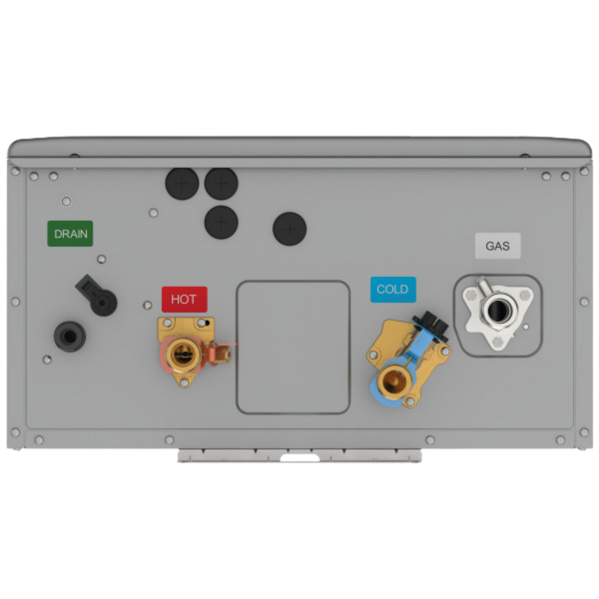 Rheem RTGH-68DVLN-3 Super High-Efficiency Condensing Indoor Natural Gas Tankless Water Heater Rheem