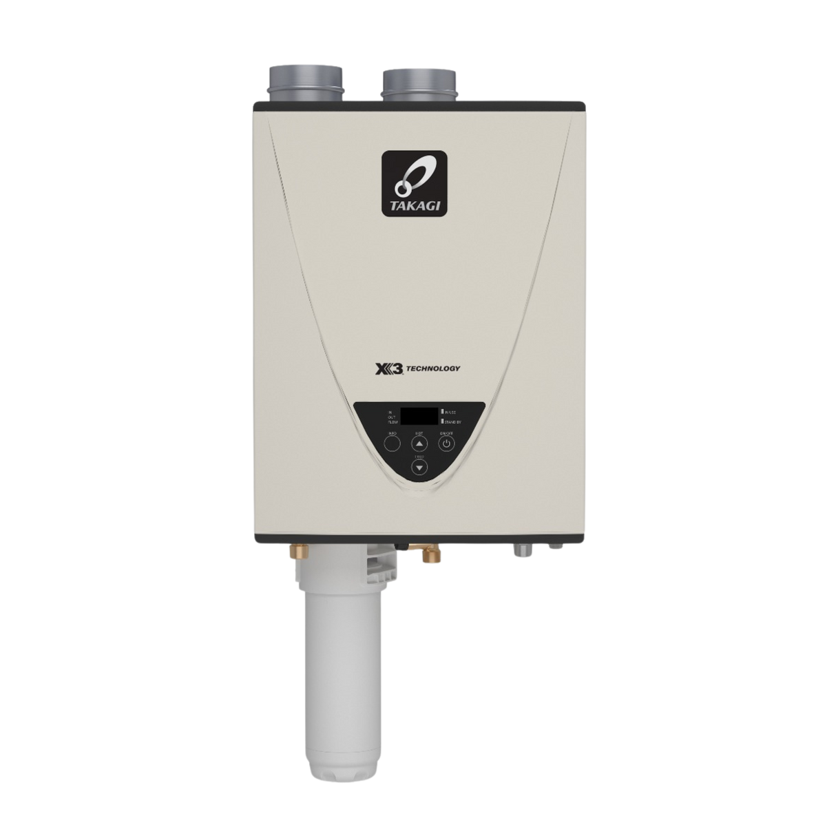 Takagi TK-540X3-PIH 199,000 BTU Propane Indoor Condensing Ultra Low NOx with X3 Technology Tankless Water Heater Takagi