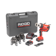 RIDGID 67058 RP-350 Battery Press Tool Kit with ProPress Jaws (1/2"-1") RIDGID