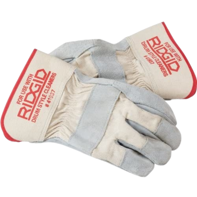 RIDGID 41937 Leather Drain Cleaning Gloves RIDGID