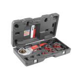 RIDGID 44918 600-I Hand-Held Power Drive Complete with 1/2"-1 1/4" NPT 11R Die Heads, Support Arm, and Case RIDGID