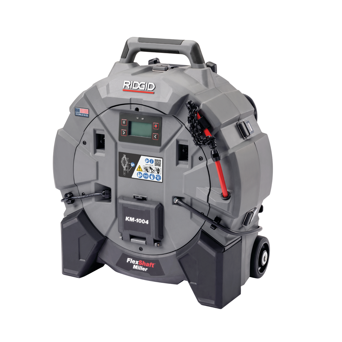 RIDGID 79713 KM-1004 FlexShaft Milling Machine 120V 60HZ (1 1/4in (32mm) - 4in (100mm)) - Tool Only RIDGID