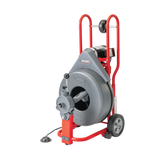 RIDGID 42012 K-750 Drum Machine with One Pair of Gloves, AUTOFEED, Standard 5/8" Tool Set, and: C-27, 75' x 5/8" Cable RIDGID