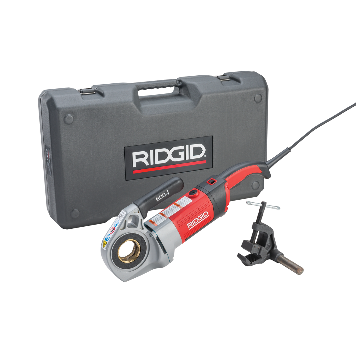 RIDGID 44913 600-I Power Drive Threader with Case and Support Arm RIDGID