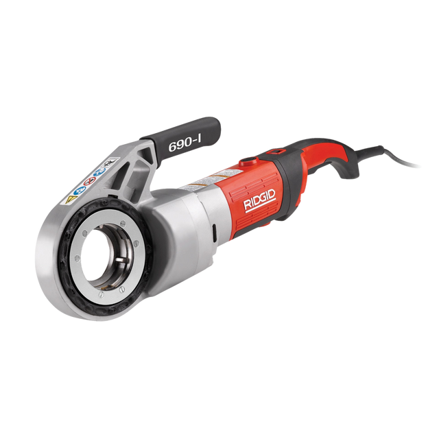 RIDGID 44928 690-I Power Drive Threader with Support Arm and Carrying Case RIDGID