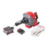 RIDGID 78053 K-46 Cordless SinkSnake with 5/16"x25' IC Cable, 18V 2.5Ah Battery and Charger RIDGID