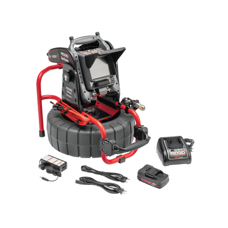 RIDGID 65103 Seesnake Compact2 with VERSA Monitor, Battery, and Charger RIDGID