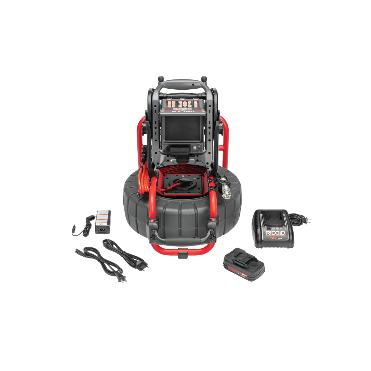 RIDGID 65103 Seesnake Compact2 with VERSA Monitor, Battery, and Charger RIDGID