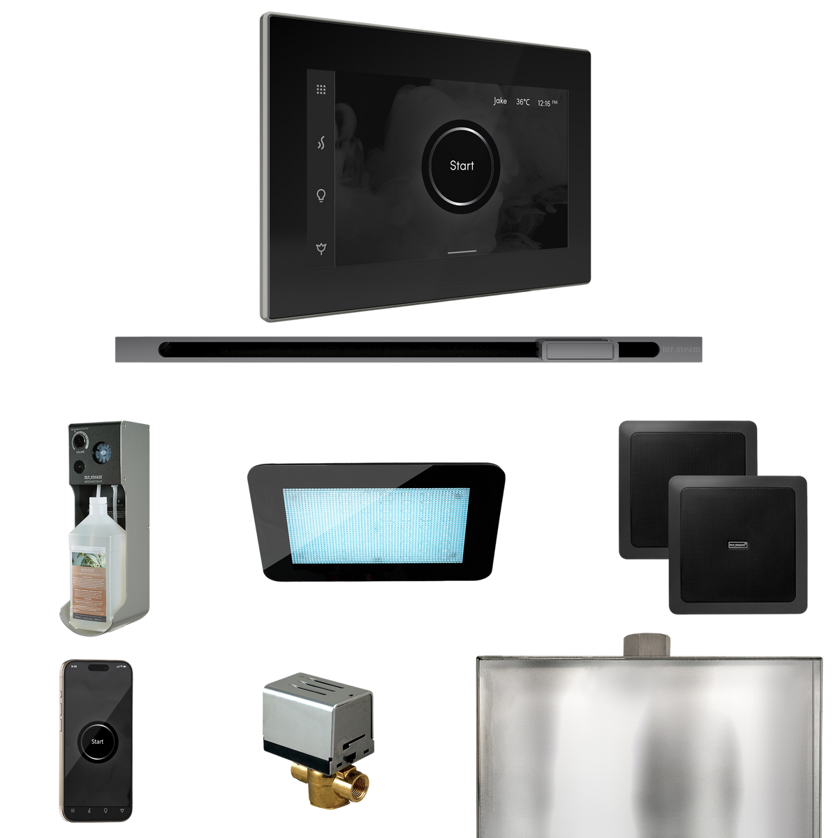 Mr. Steam XDream Steam Shower Control Package with iSteamX Control and Linear Steamhead Mr. Steam
